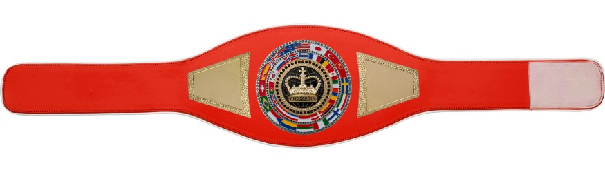 CHAMPIONSHIP BELT PROFLAG2/FLAG/G/BLKCRWN - VARIETY OF LEATHER COLOURS AVAILABLE CHAMPIONSHIP BELT PROFLAG2/FLAG/G/BLKCRWN - VARIETY OF LEATHER COLOURS AVAILABLE